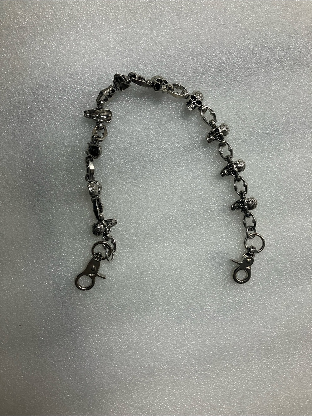 Gunmetal Charm Bracelet